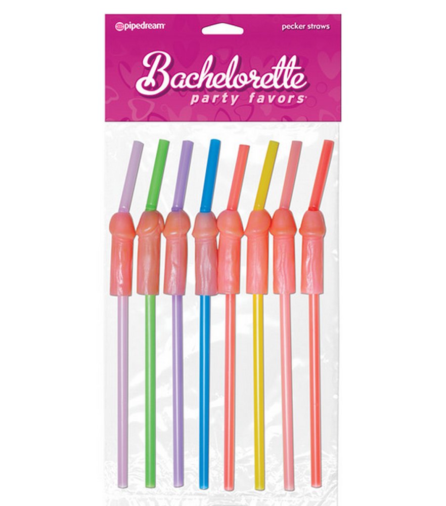Bride Straw Penis Straws Bachelorette Party Favors 6 to 41 Pack