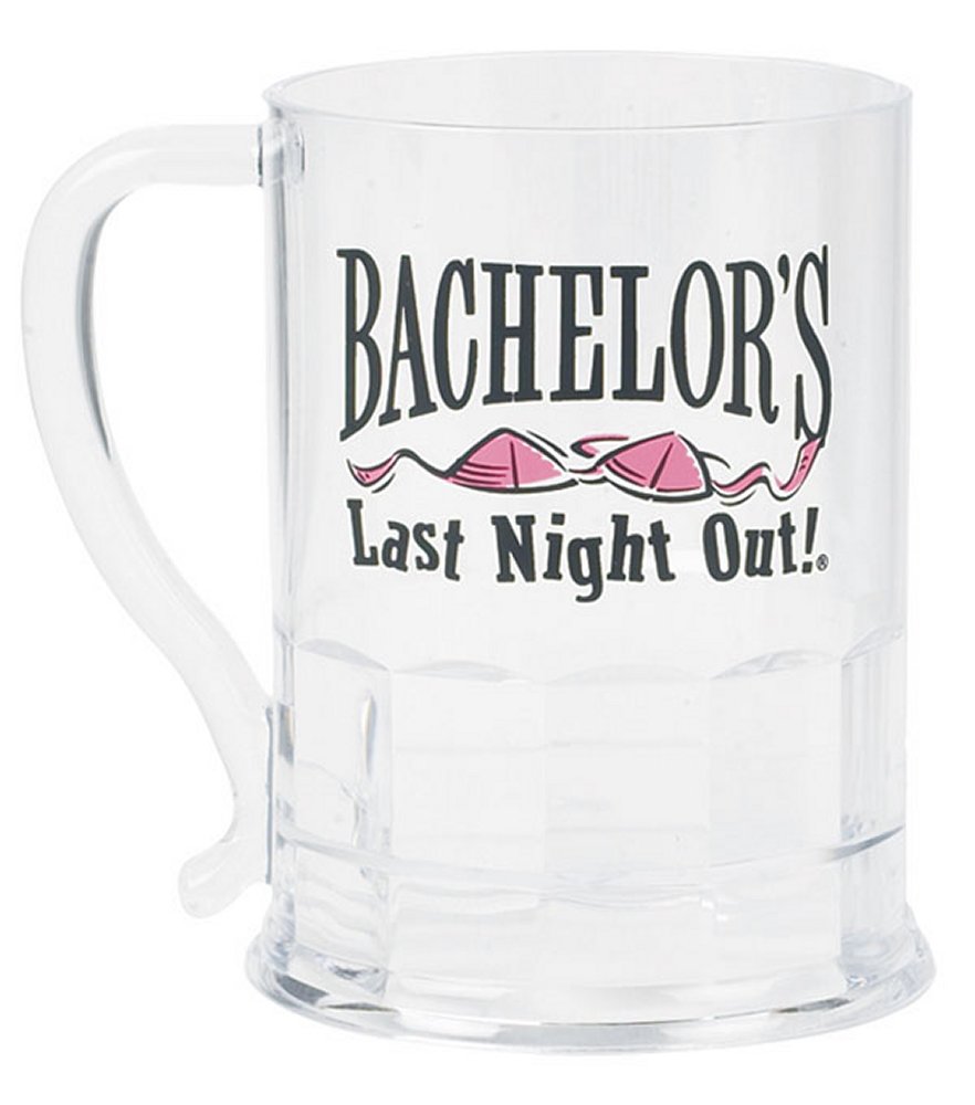 Bachelor's Last Night Out Acrylic Beer Mug